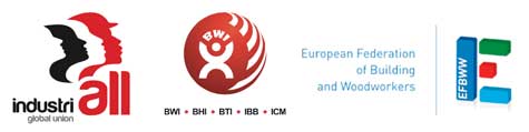 IndustriALL Global Union, Building and Wood Worker's International, European Federation of Building and Woodworkers